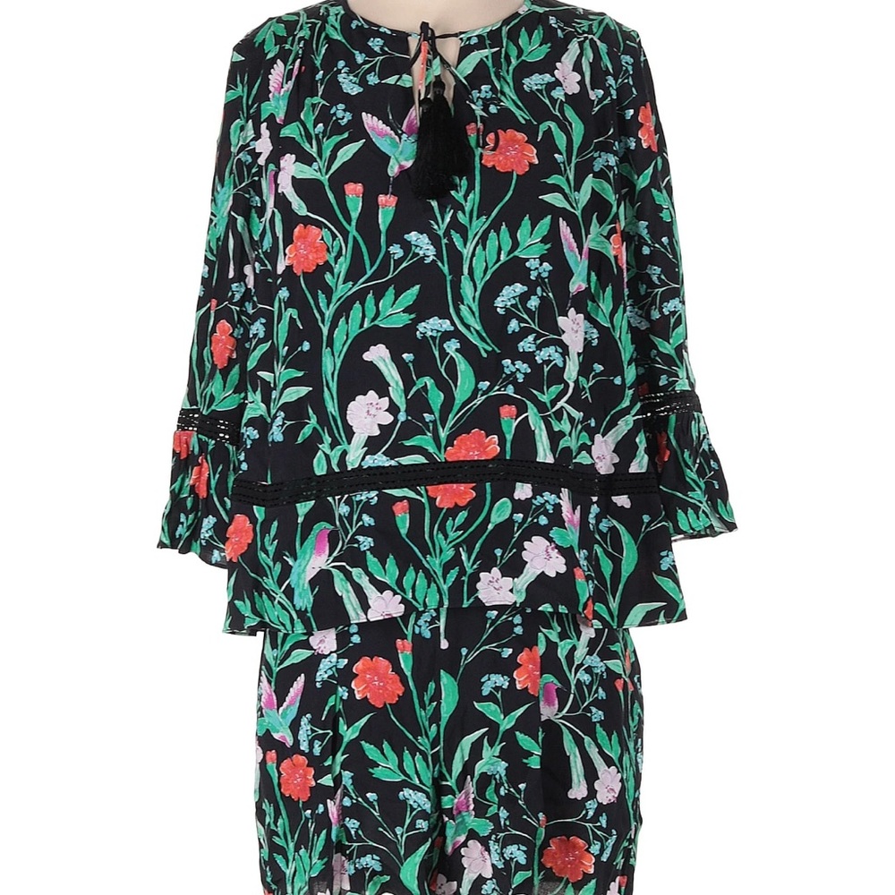 Kate Spade Black Dress with Floral Accents